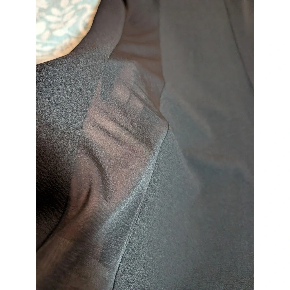 NBD Gisele Maxi Skirt Black Sheer Mesh Panel High Waist Revolve Size S NEW - Picture 4 of 9